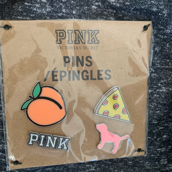 Mini backpack Victoria ‘s Secret with decor 4 pins NEw - Picture 3 of 4